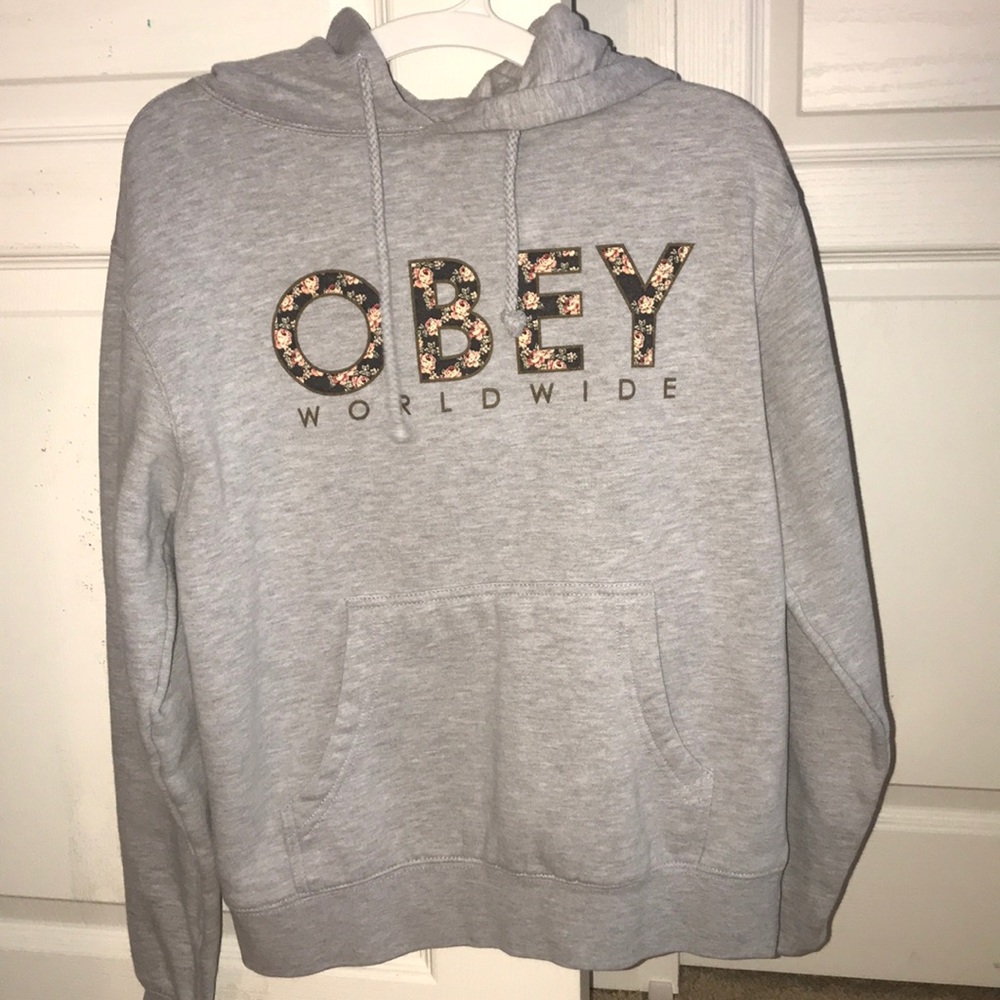 Obey Gray Hoodie